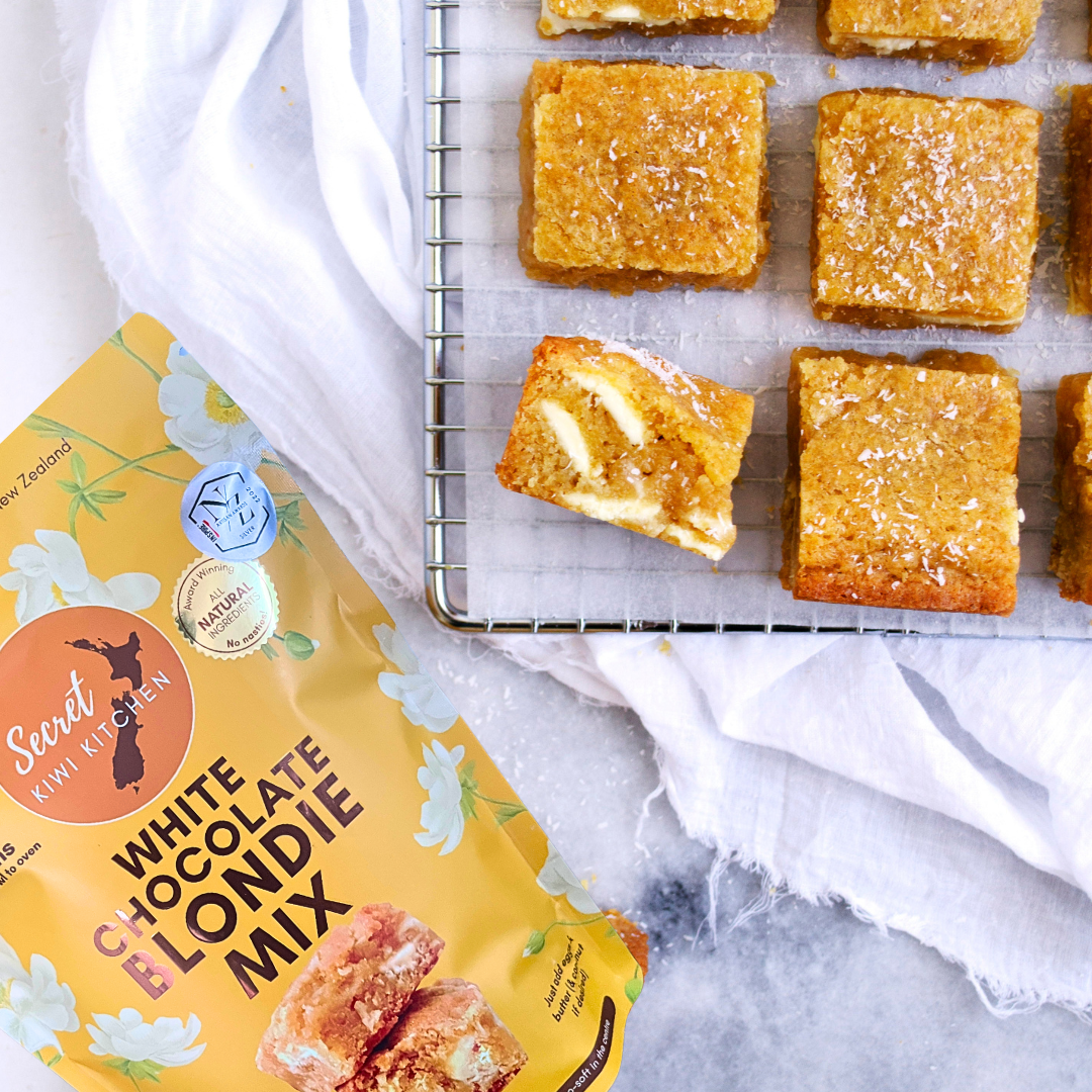 Secret Kiwi Kitchen -White Chocolate Blondie Mix