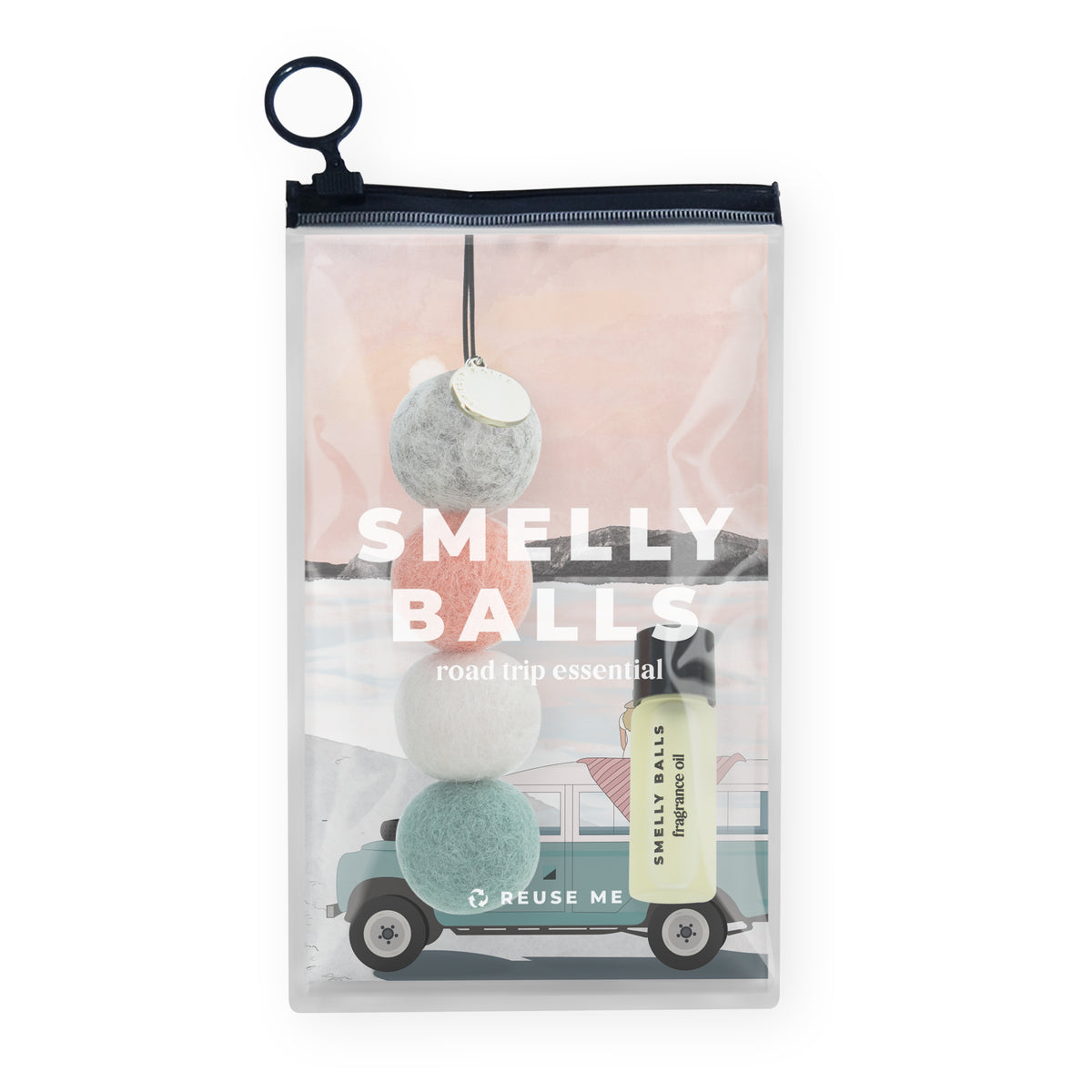 Smelly Balls Car Air Freshener -Sweet Pea