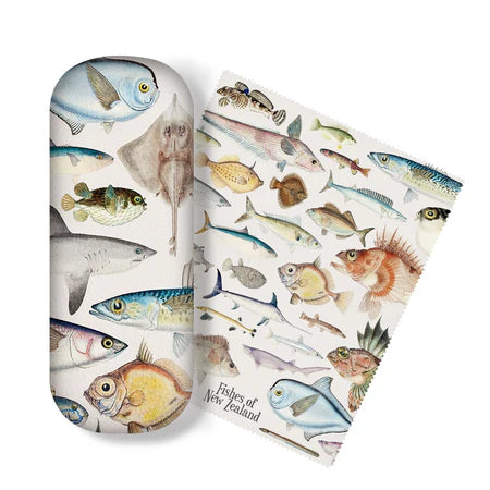 100% NZ Glasses case -Fishes of NZ