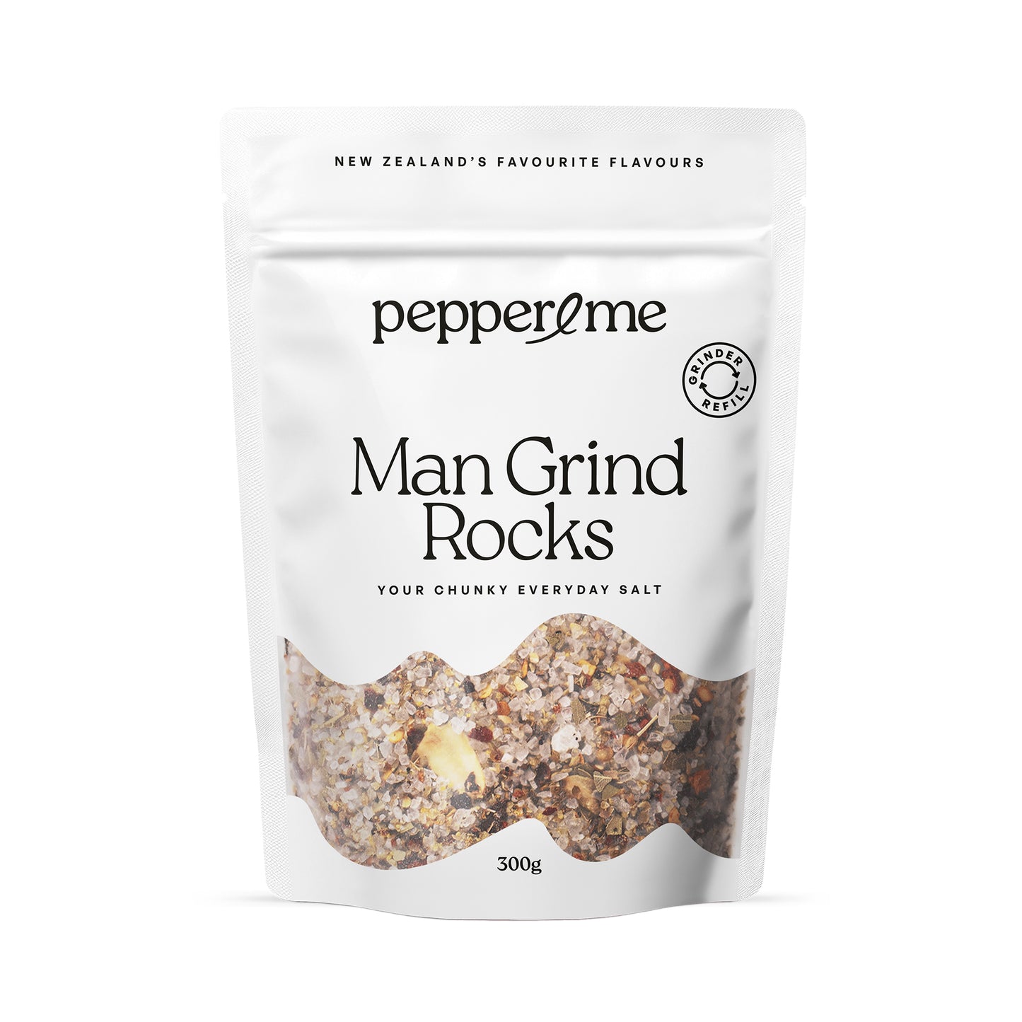 Pepper & Me Man Grid Rocks