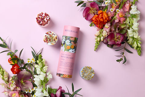 Botanical Bath Bombs Tube