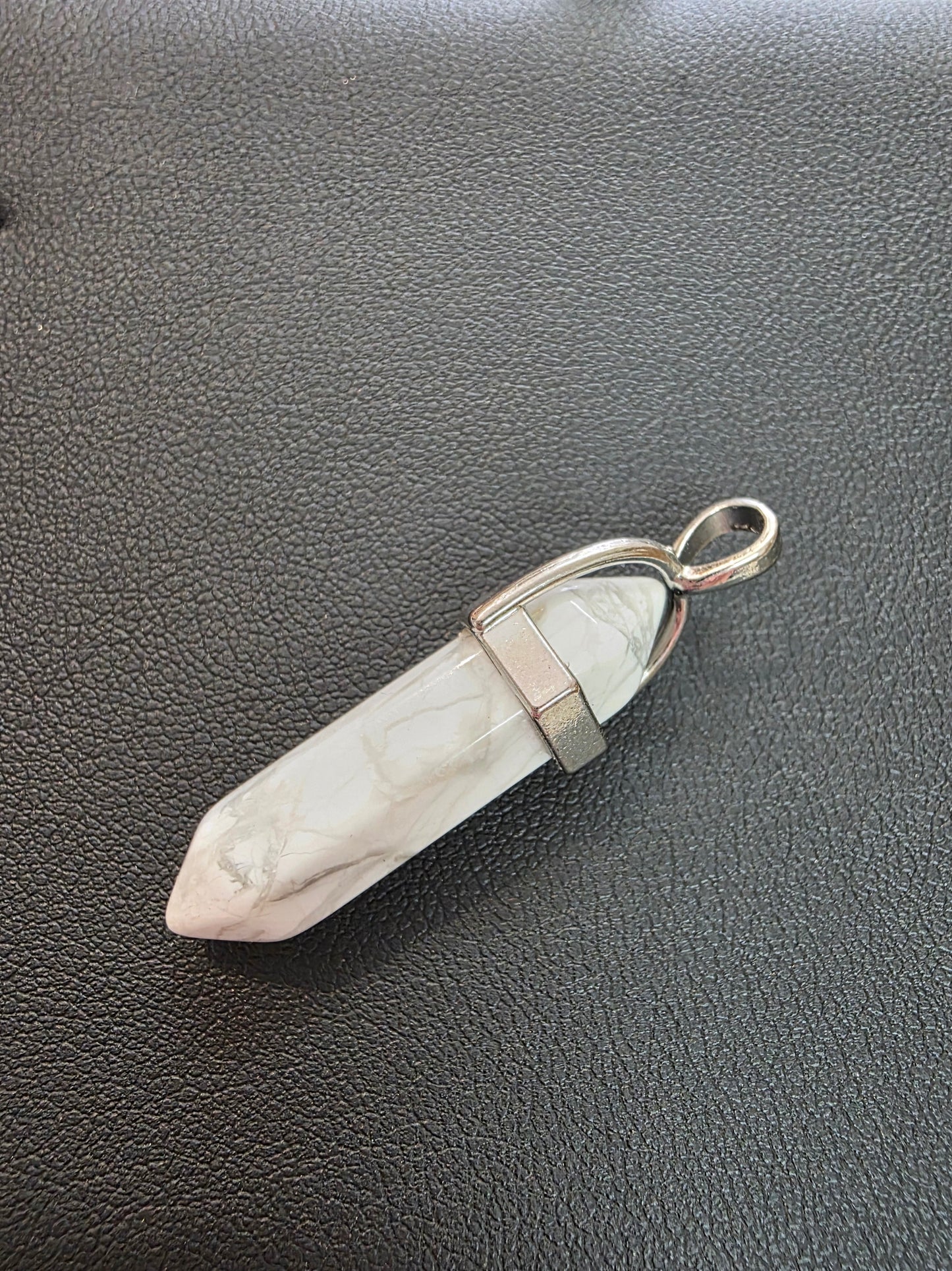 Crystal Pendant -Howlite
