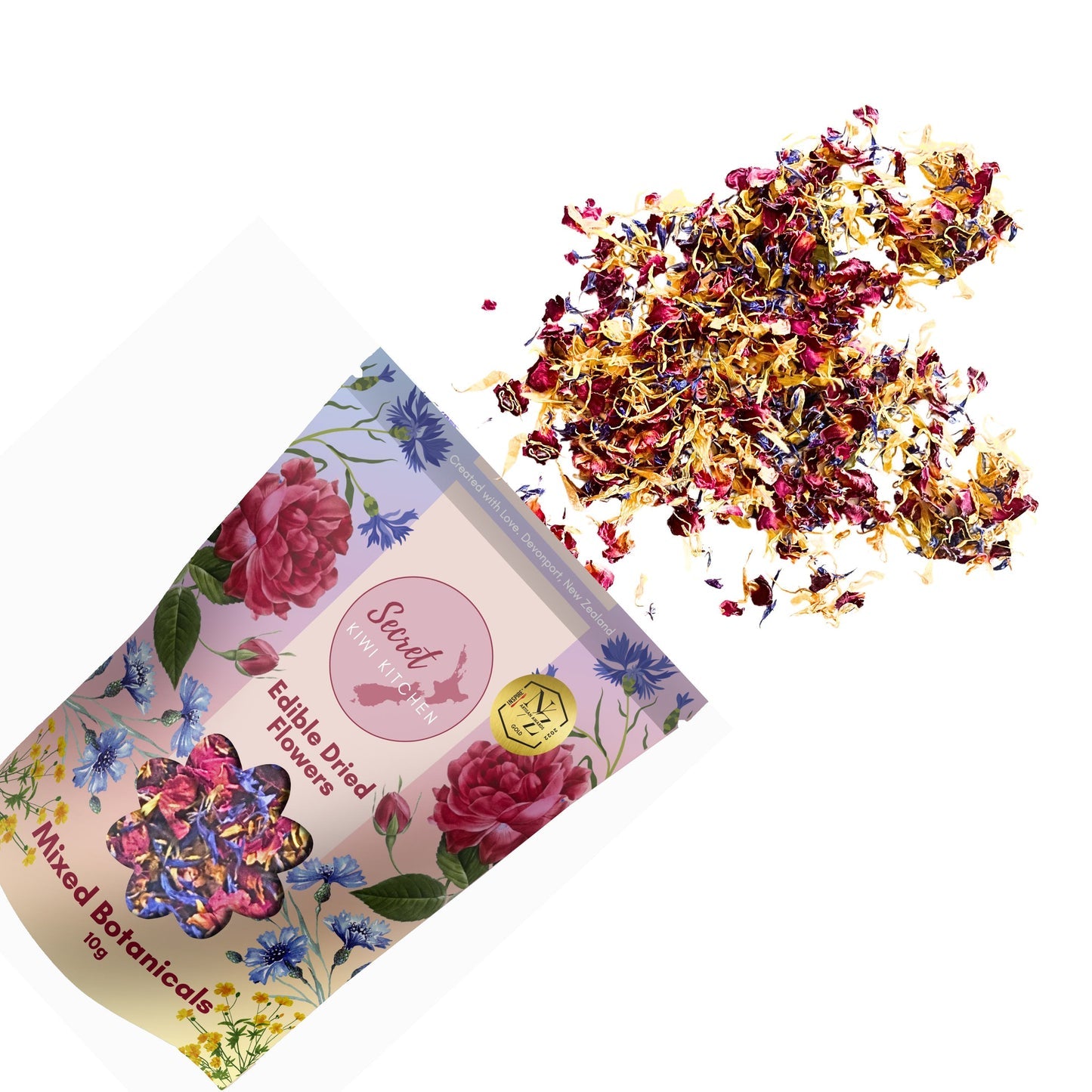 Secret Kiwi Kitchen -Edible Dried Flowers | Mixed Botanicals
