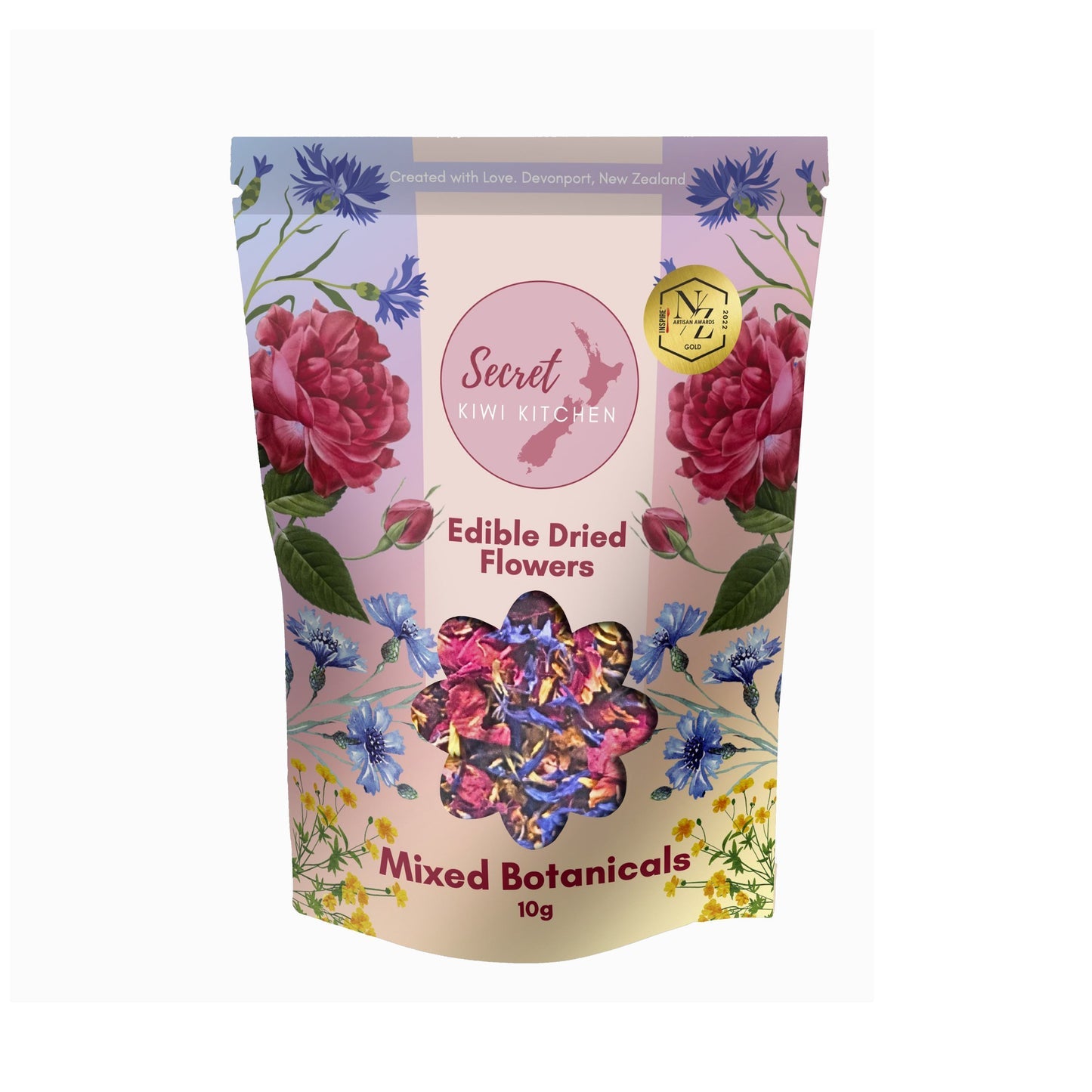 Secret Kiwi Kitchen -Edible Dried Flowers | Mixed Botanicals