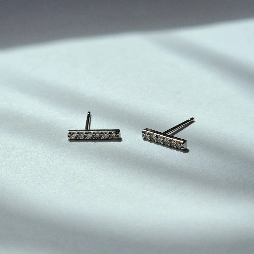 Sorella of May - Lira Bar Stud Earrings